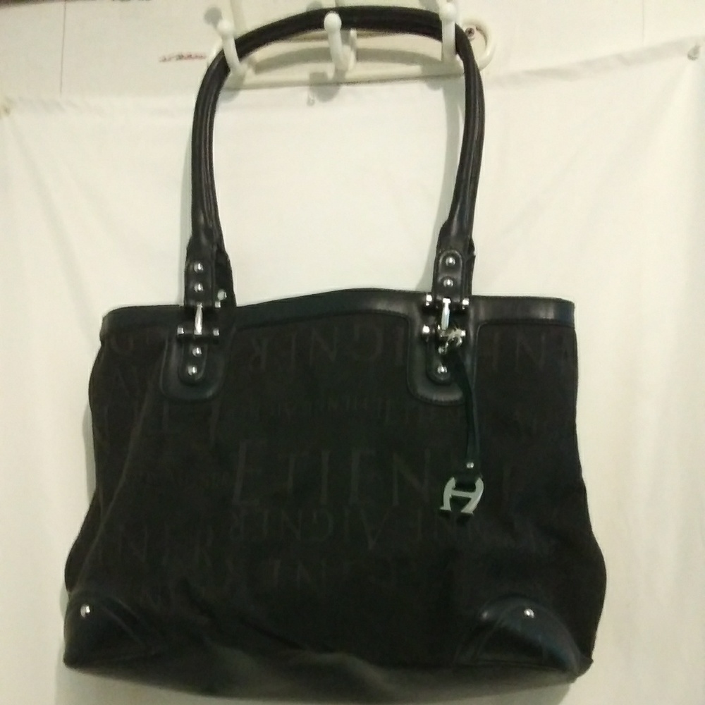 EUC! ETIENNE AIGNER SIGNATURE LG TOTE CANVAS
